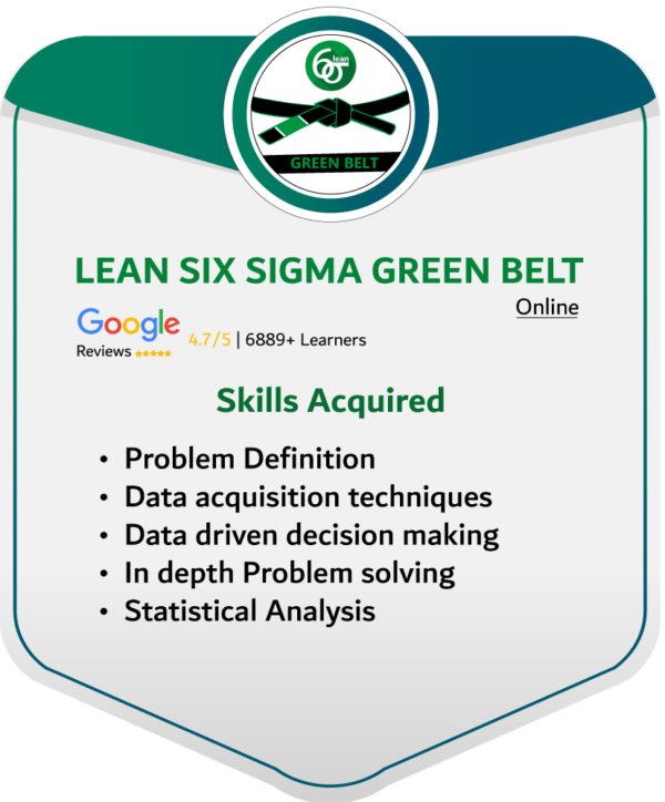 Lean Six Sigma Green Belt